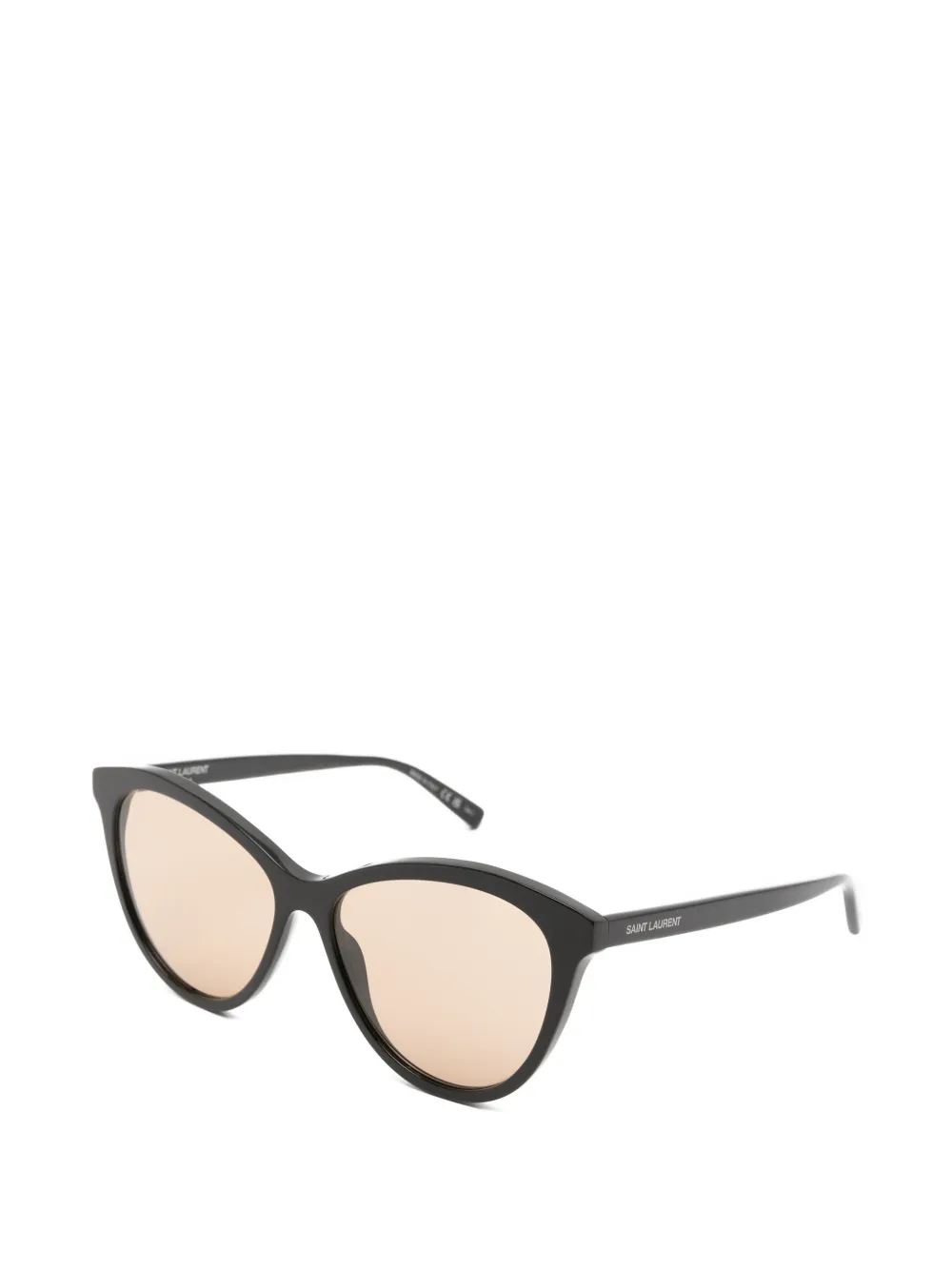 Saint Laurent Eyewear Zonnebril met cat-eye montuur Zwart