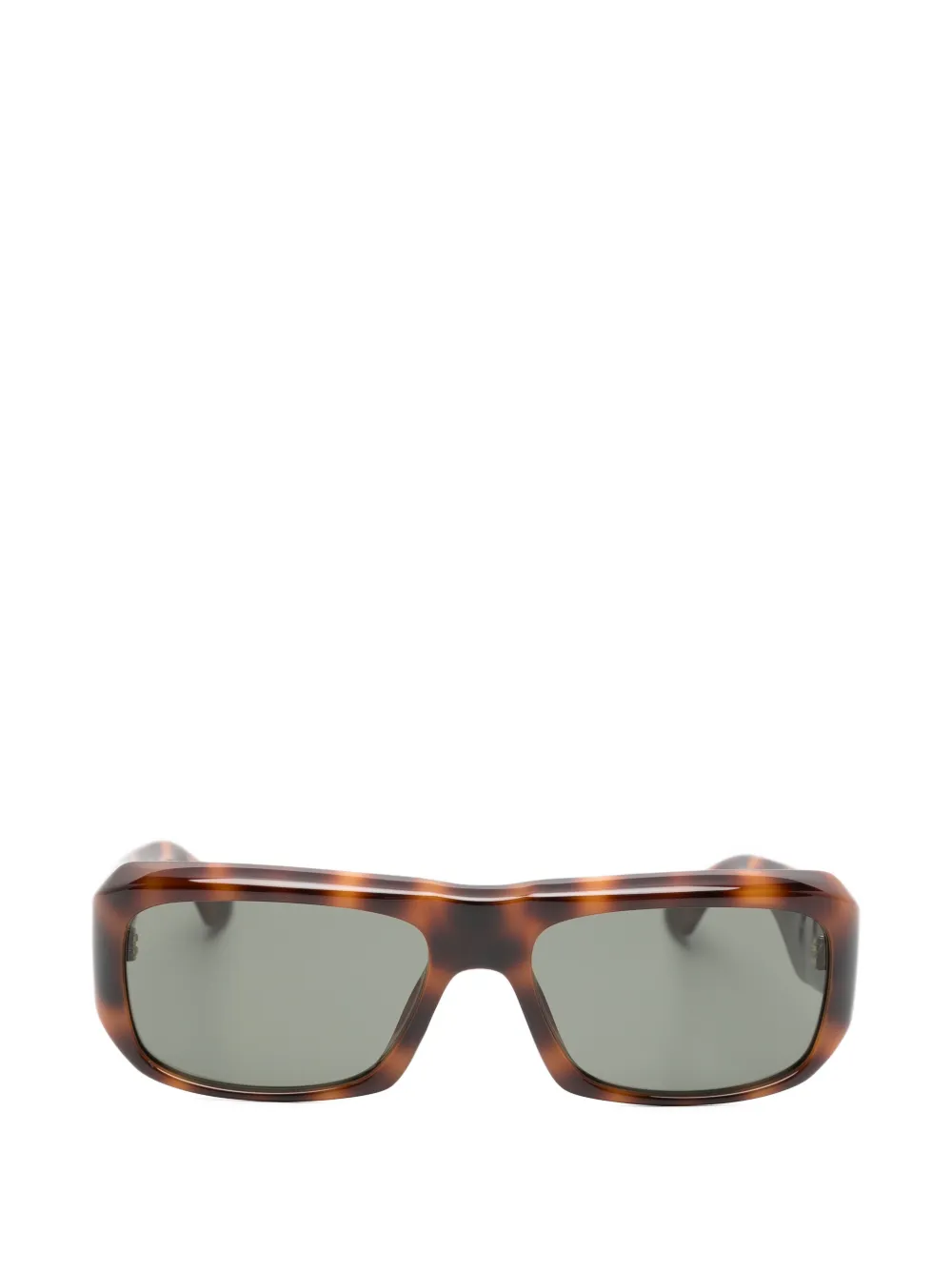 Saint Laurent Eyewear rectangle-frame sunglasses - Marrone