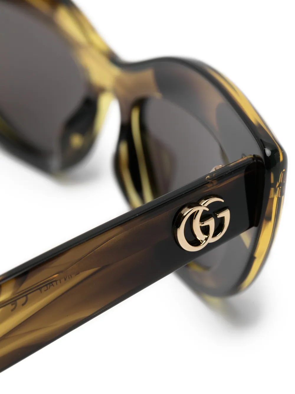 Gucci Eyewear Zonnebril met cat-eye montuur Bruin