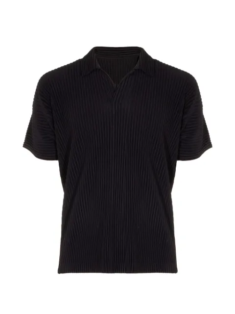 Homme Plissé Issey Miyake Plissiertes Poloshirt