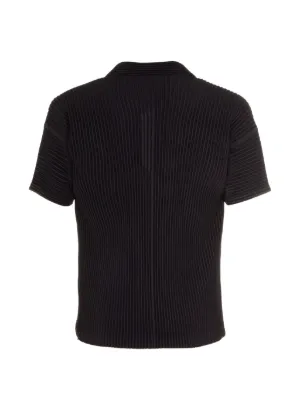 極美品 HOMME PLISSE ISSEY MIYAKE ポロシャツ 黒 2 Homme Plissé Issey Miyake Basics Pleated Polo | Nordstrom