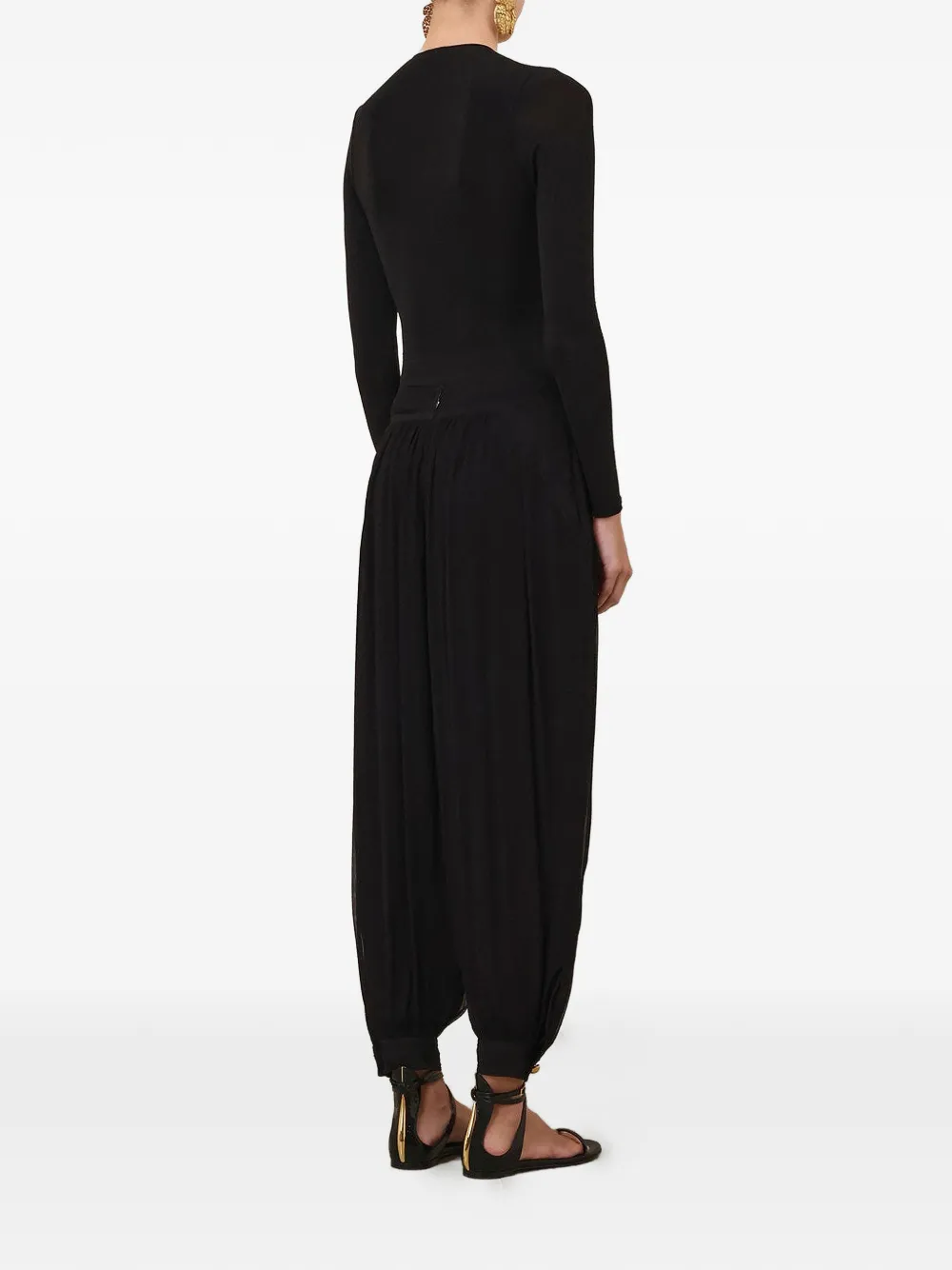 ZIMMERMANN Luna Billow broek Zwart