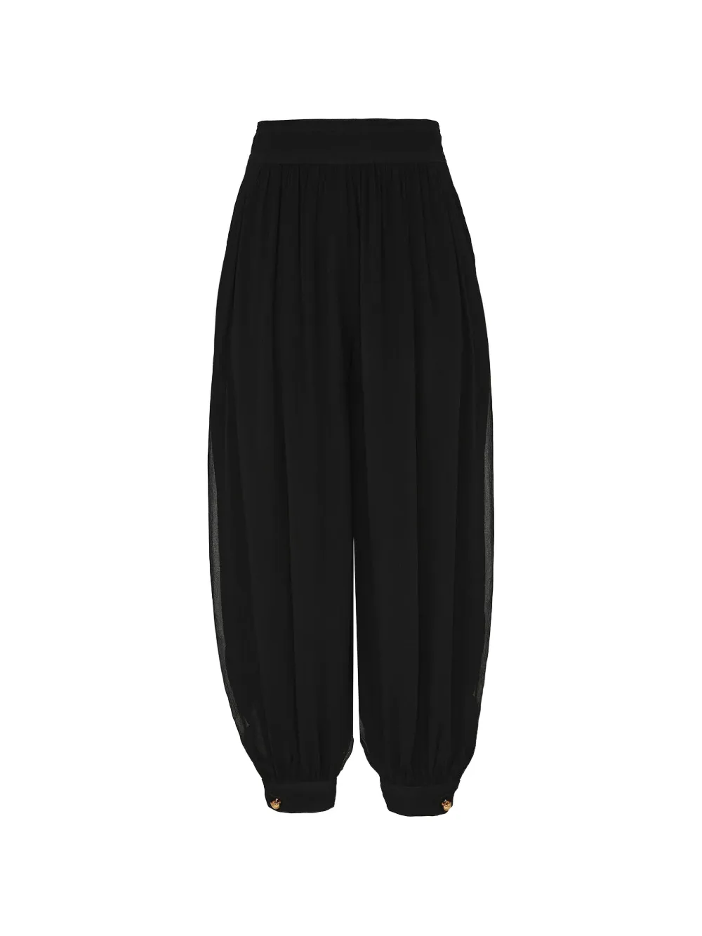 ZIMMERMANN Luna Billow harem trousers - Nero