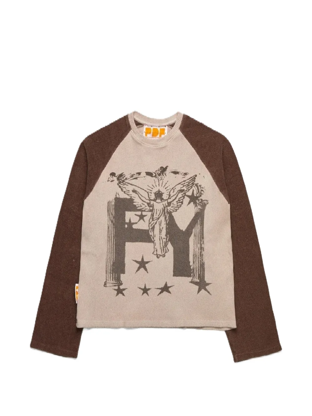 Pdf Graphic-print T-shirt In Brown