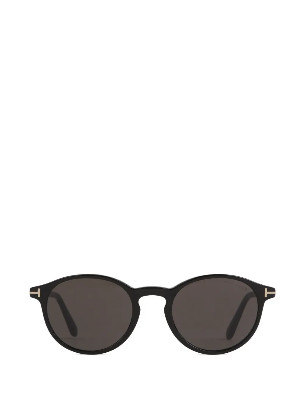 TOM FORD T-motif round-frame sunglasses - Nero
