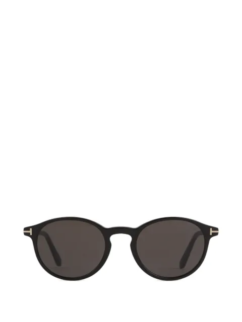 TOM FORD T-motif round-frame sunglasses