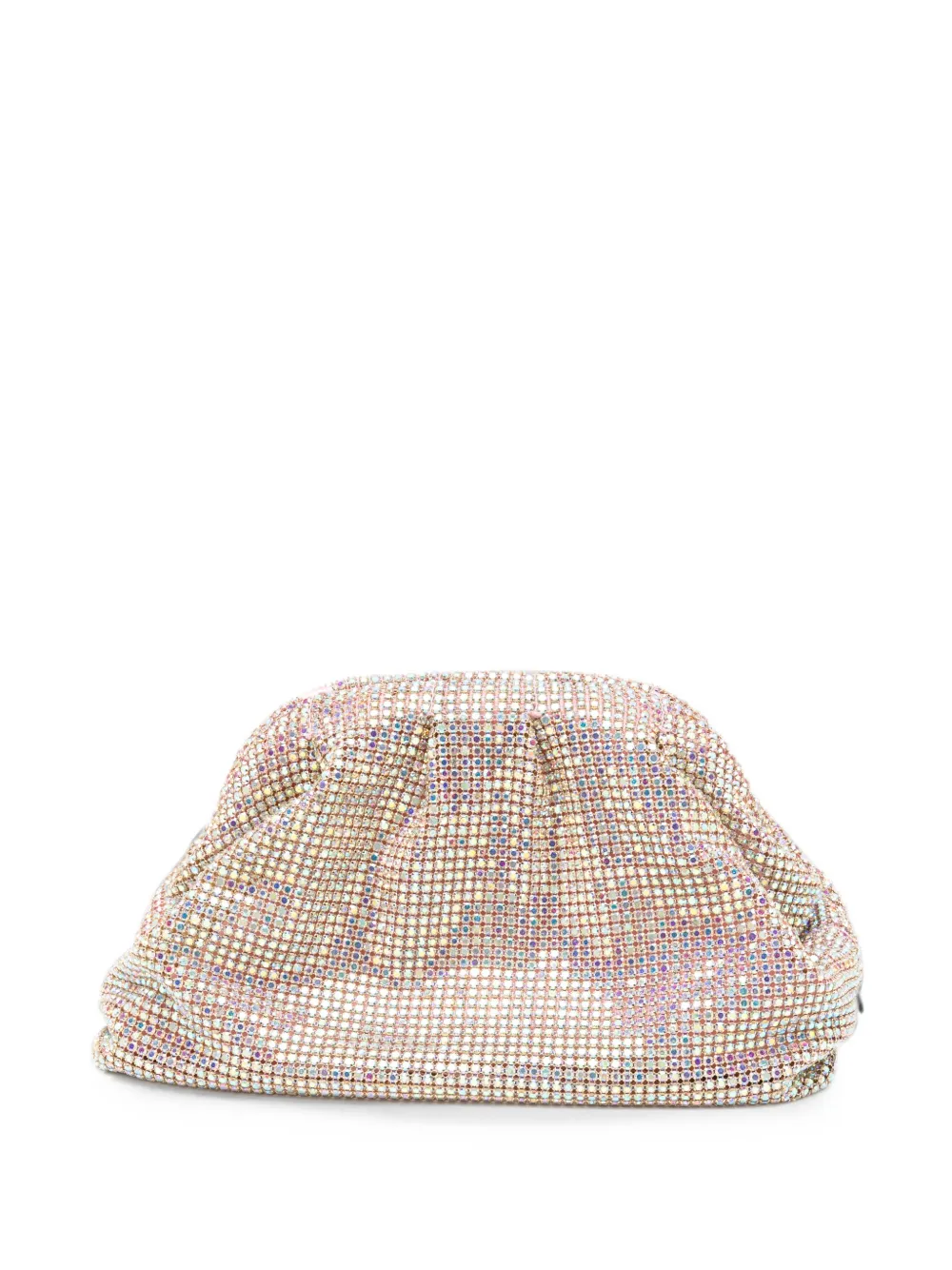 TWENTY FOURHAITCH Petra crystal-embellished clutch bag - Rosa