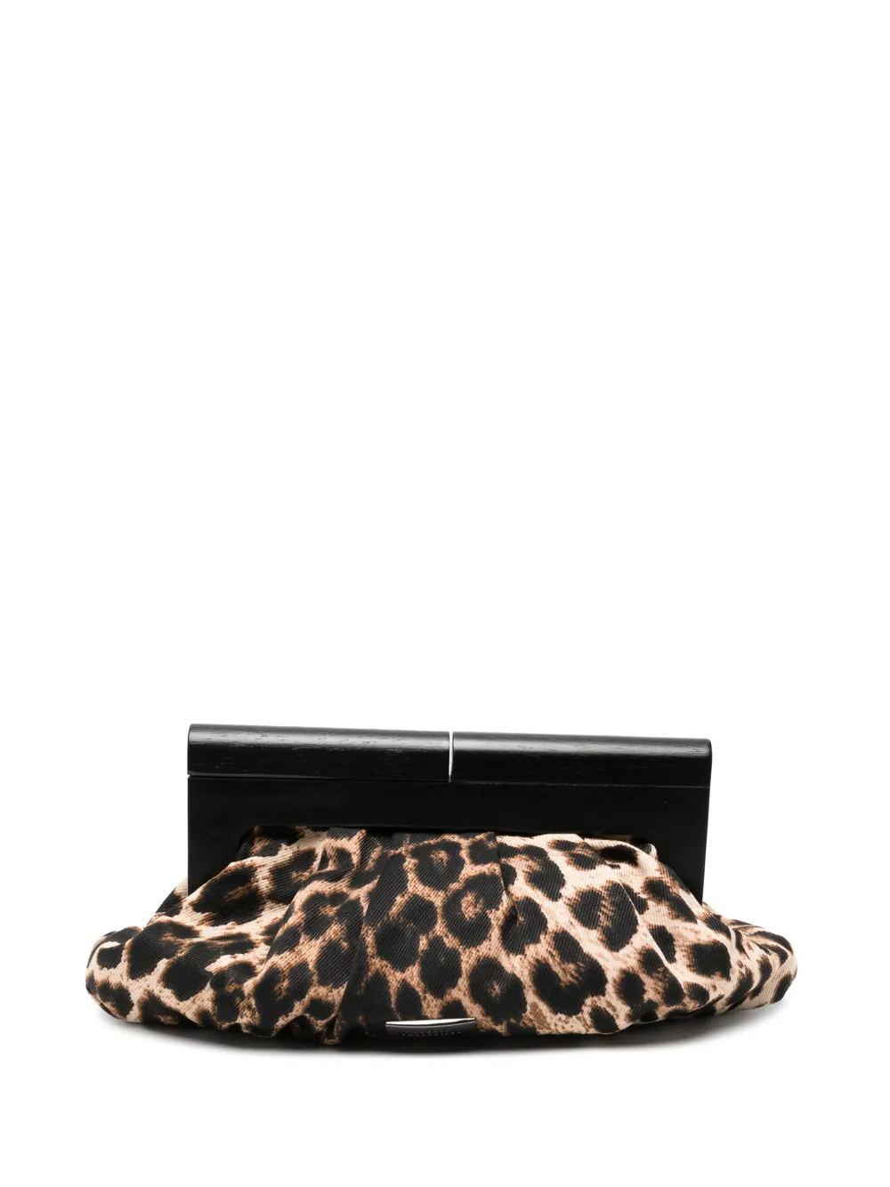 TWENTY FOURHAITCH Kenda ruched clutch bag - Toni neutri