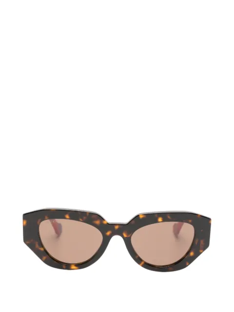Gucci Eyewear Double G geometric-frame sunglasses
