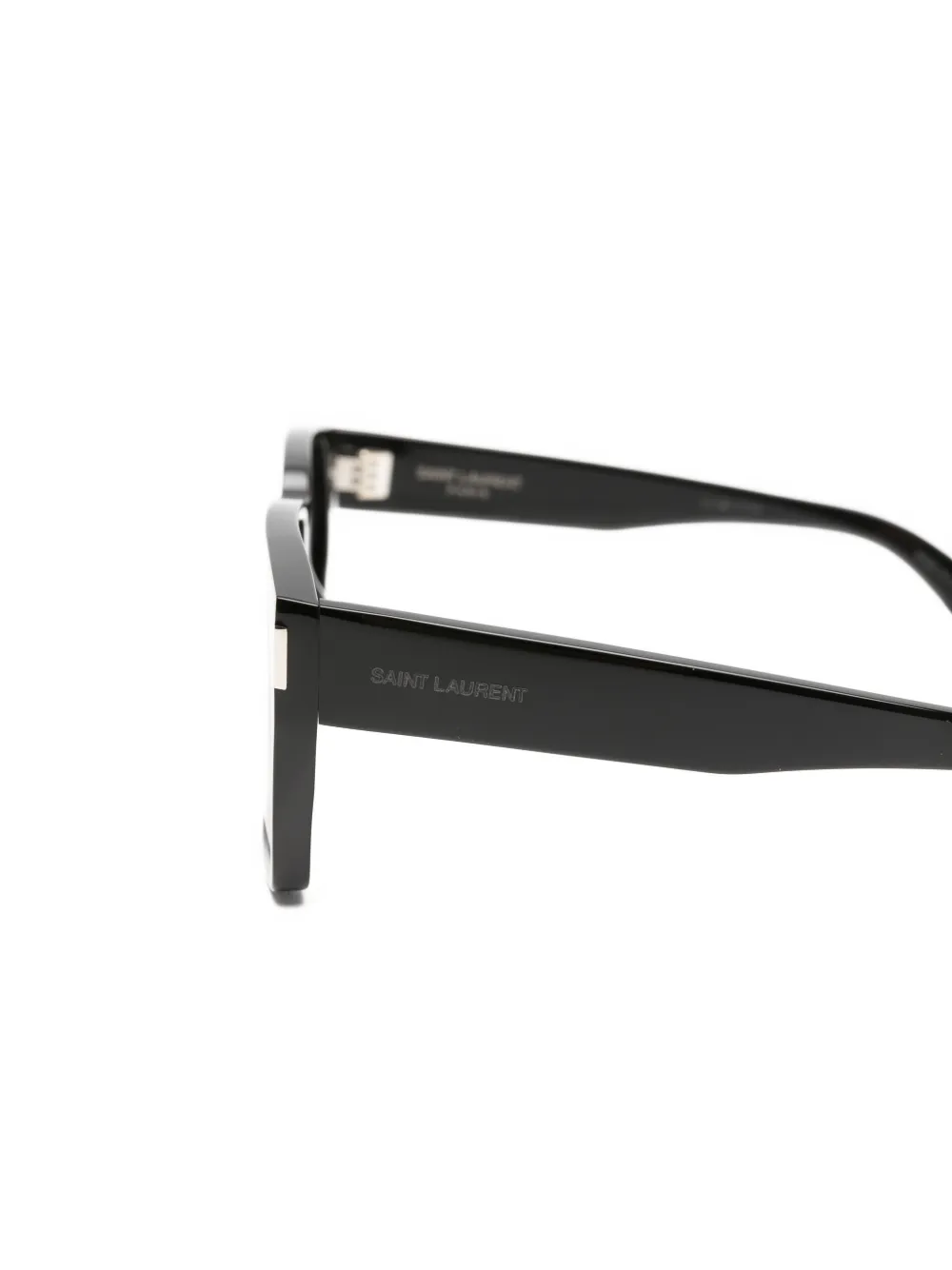 Saint Laurent Eyewear Zonnebril met geometrisch montuur Zwart