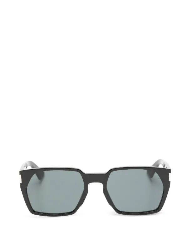 Saint Laurent Eyewear ジオメトリックフレーム サングラス | ブラック