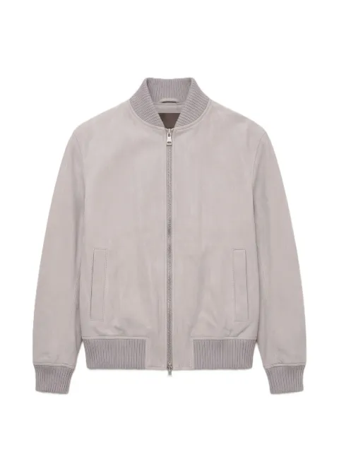 Herno suede bomber jacket