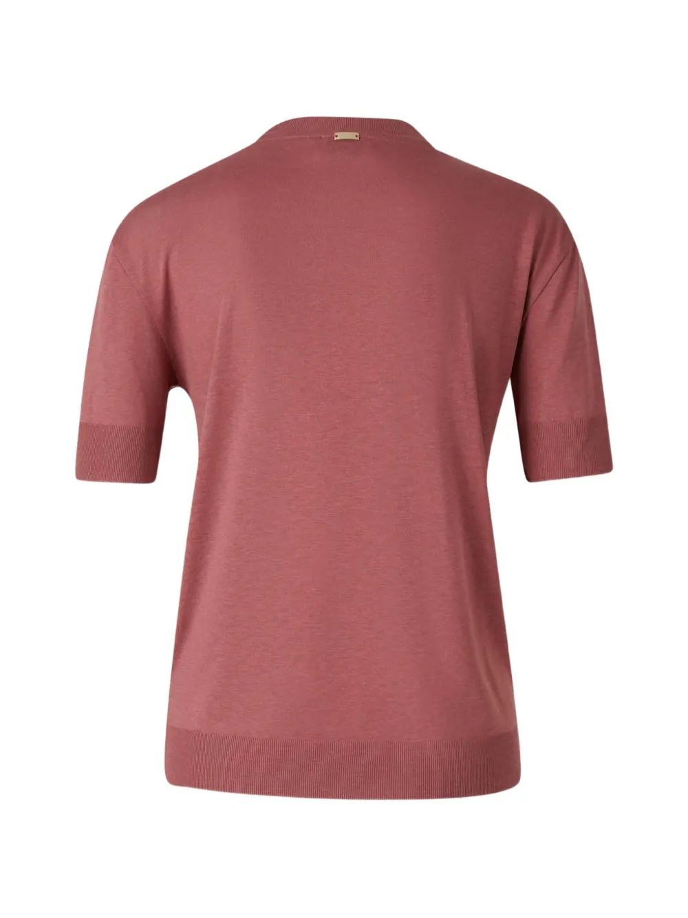 Herno T-shirt met zijsplit Rood