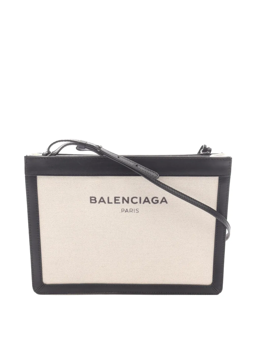 Balenciaga Pre-Owned 2010-2026 Canvas Navy Pochette crossbody bag - Toni neutri