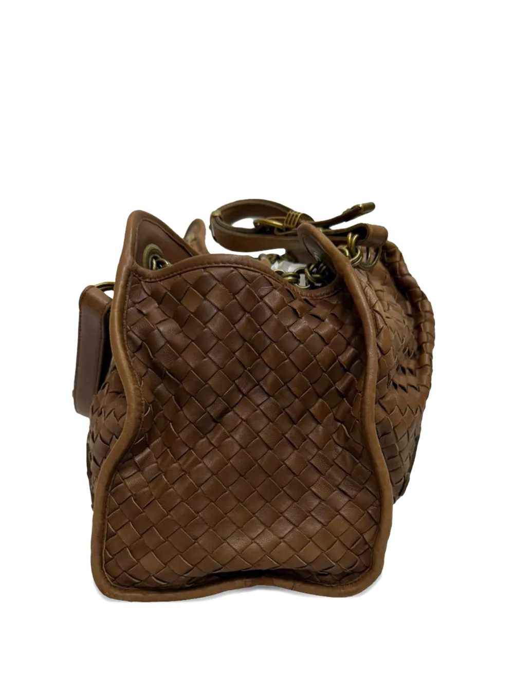 Bottega Veneta Pre-Owned Intrecciato shoulder bag - Marrone
