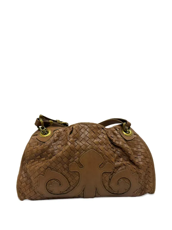 Bottega Veneta Pre-Owned イントレチャート ショルダーバッグ 
