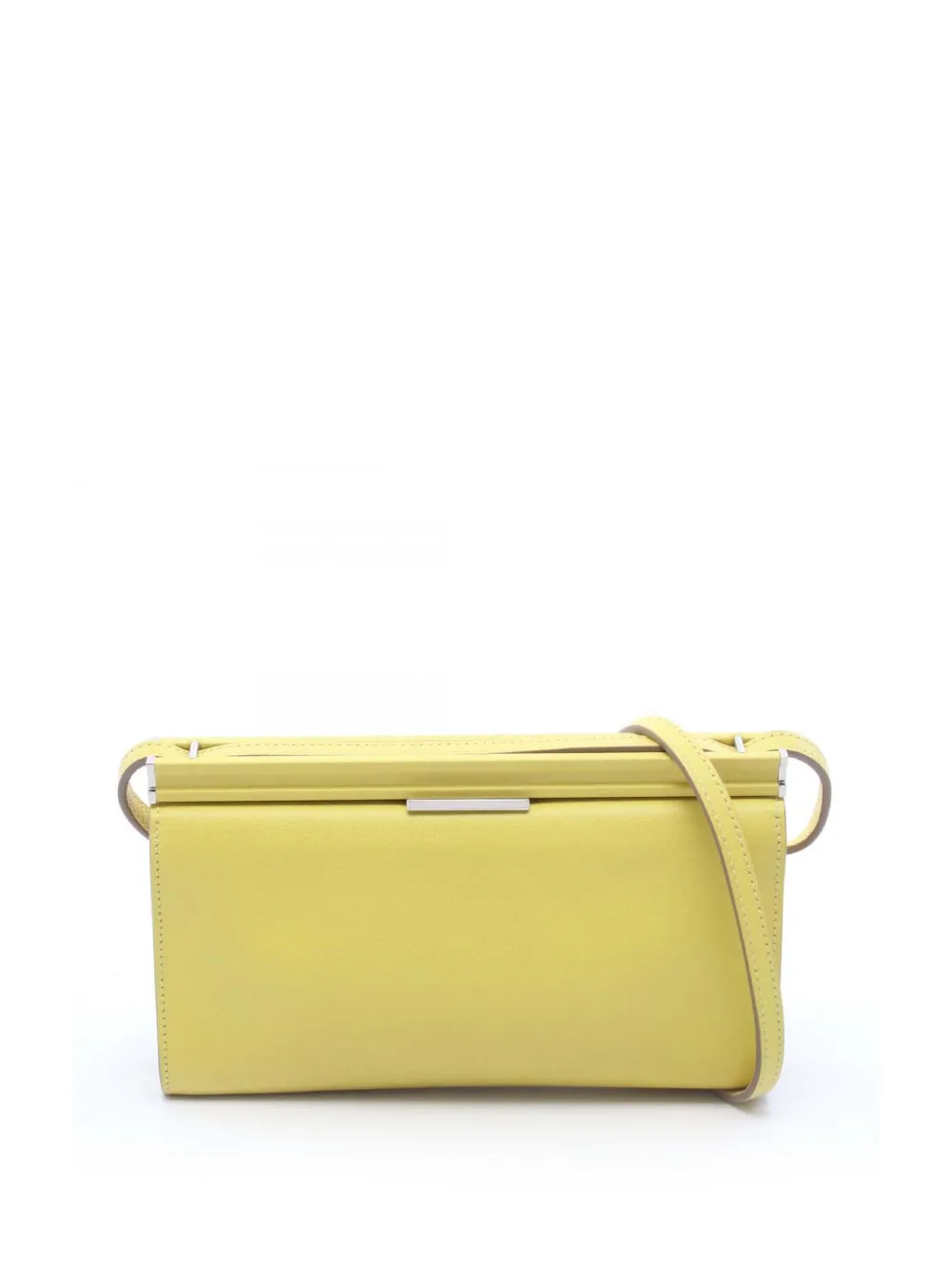 Hermès Pre-Owned 2019 Evergrain Clic H 21 crossbody bag - Giallo