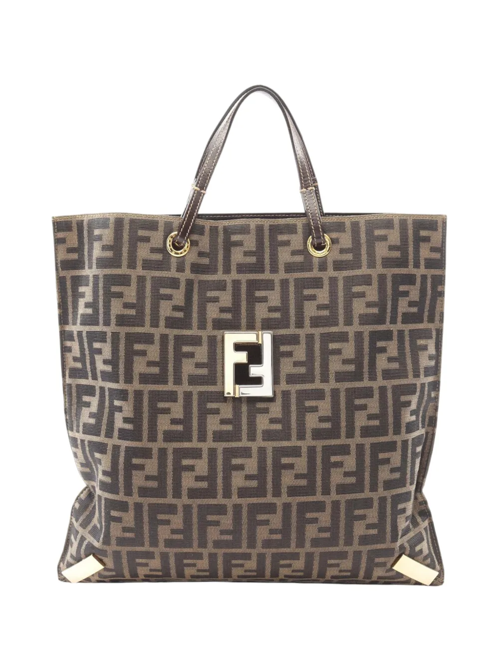 Fendi Pre-Owned 2010-2026 Zucca Canvas tote bag - Marrone