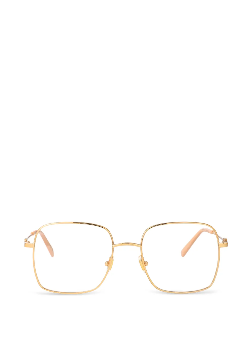 VALENTINO GARAVANI EYEWEAR vlogo signature square-frame glasses - Oro