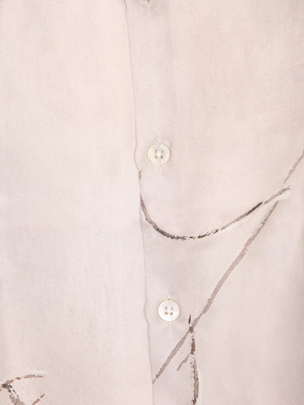 Costumein Poloshirt met gerafeld effect Beige