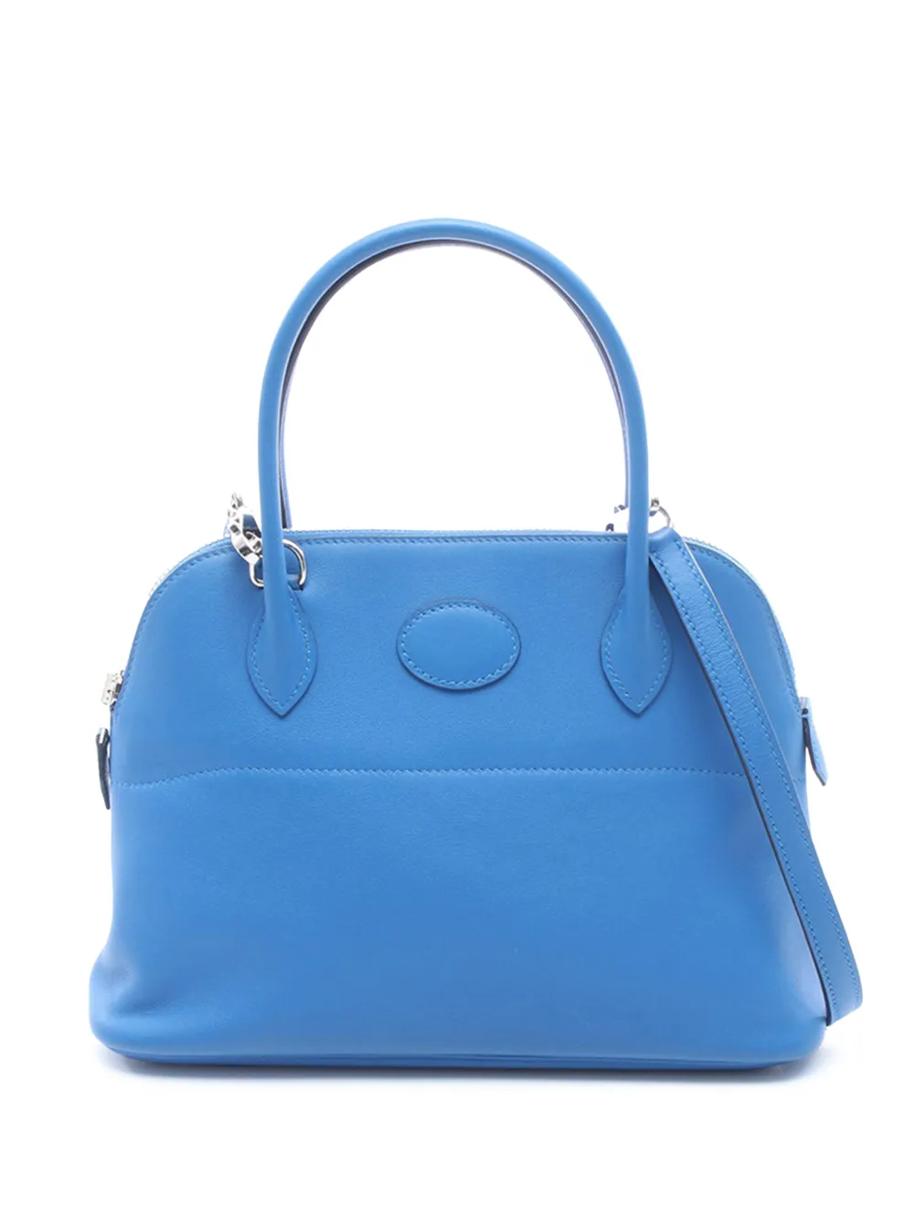 Hermès Pre-Owned 2021-2026 Swift Bolide 27 satchel - Blau