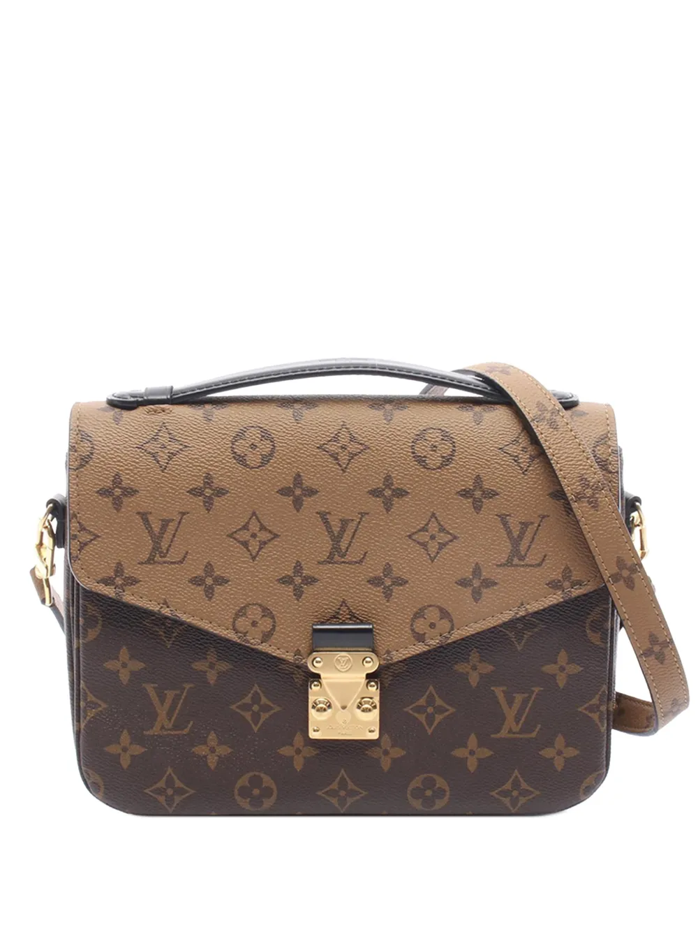 Louis Vuitton Pre-Owned 2010-2026 Monogram Reverse Pochette Metis satchel - Marrone