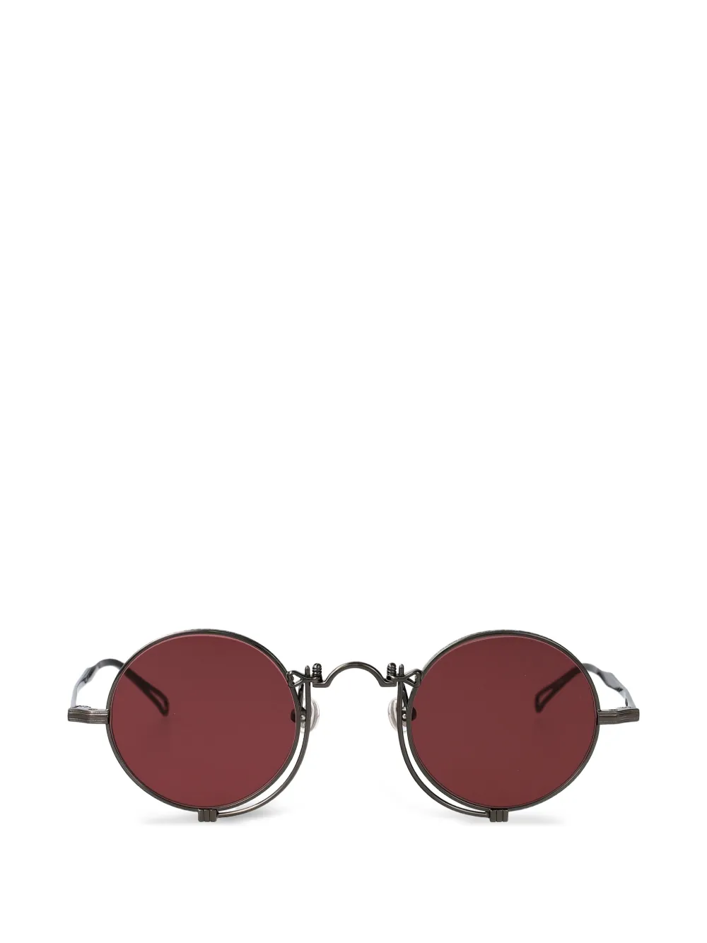 Matsuda engraved round-frame sunglasses - Grigio