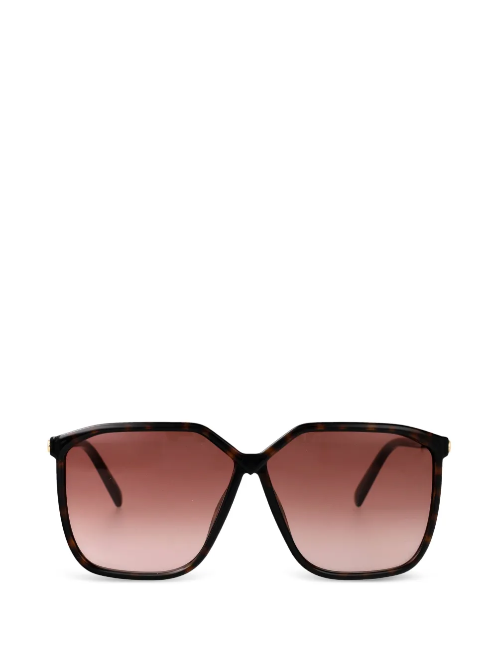 VALENTINO GARAVANI EYEWEAR VLogo tortoiseshell-effect sunglasses - Braun