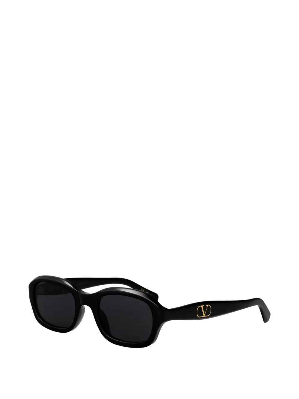 VALENTINO GARAVANI EYEWEAR VLogo bril met rechthoekig montuur Zwart