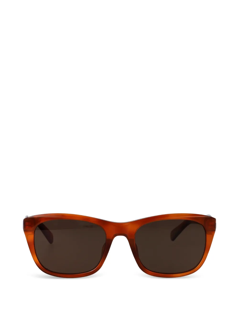 VALENTINO GARAVANI EYEWEAR vlogo square-frame sunglasses - Marrone