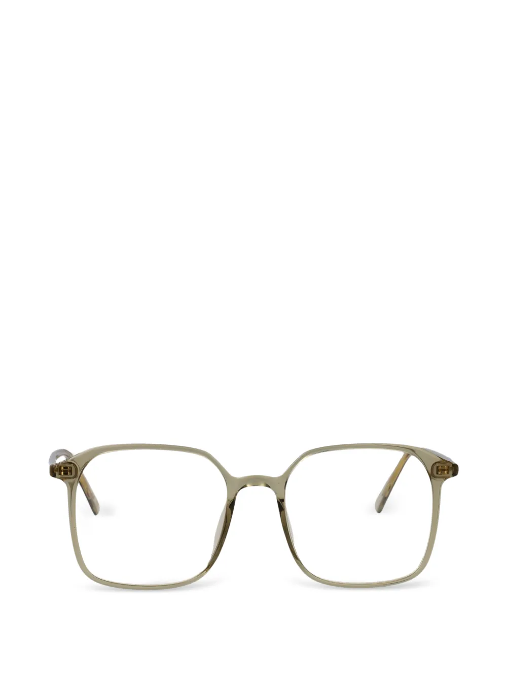 VALENTINO GARAVANI EYEWEAR geometric-frame glasses - Verde