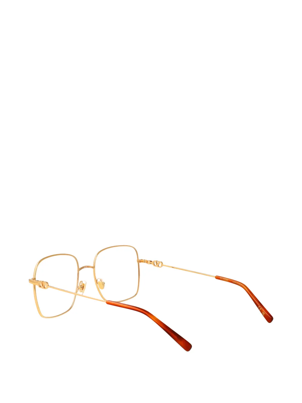 VALENTINO GARAVANI EYEWEAR VLogo bril met vierkant montuur Goud