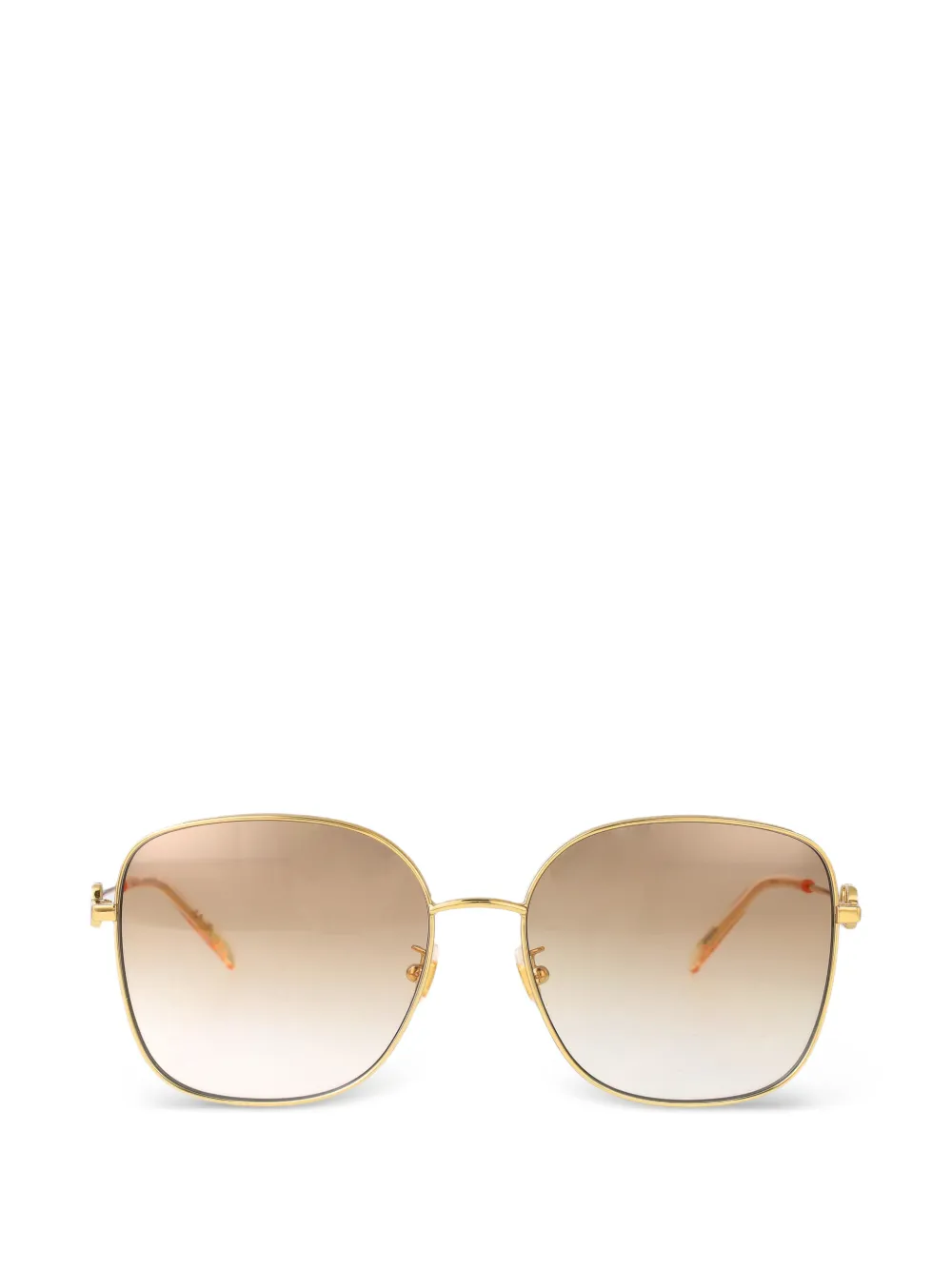 VALENTINO GARAVANI EYEWEAR VLogo square-frame sunglasses - Oro