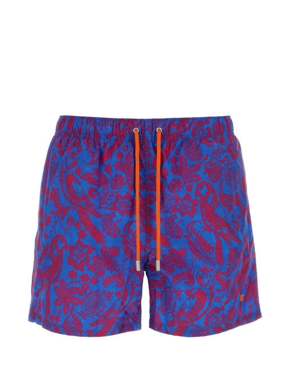 Gallo parrot-print swim shorts - Blu