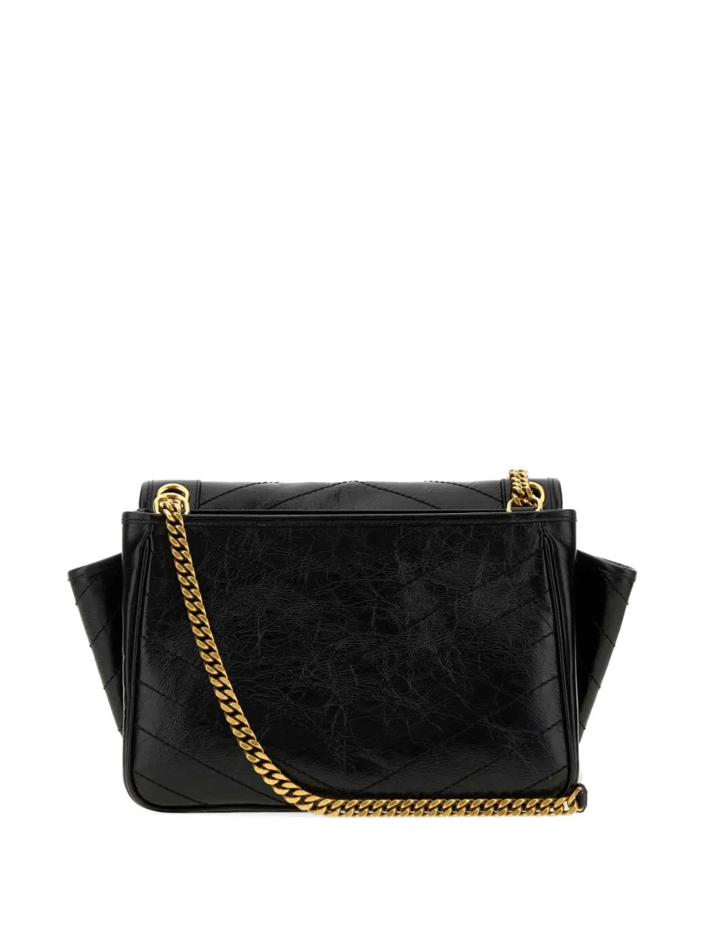 Saint Laurent Niki schoudertas met kettingband Zwart