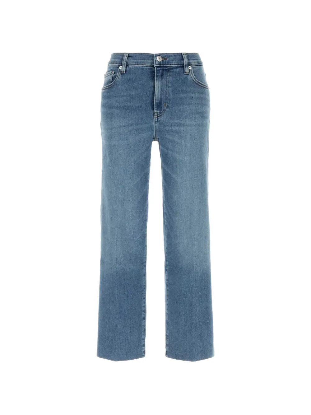 FRAME The Mellow stretch-denim jeans - Blu