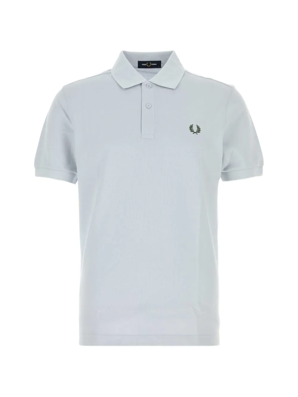 Fred Perry logo-embroidered polo shirt - Blau
