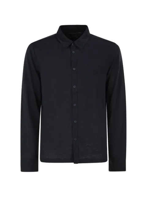 Majestic Filatures stretch-linen shirt