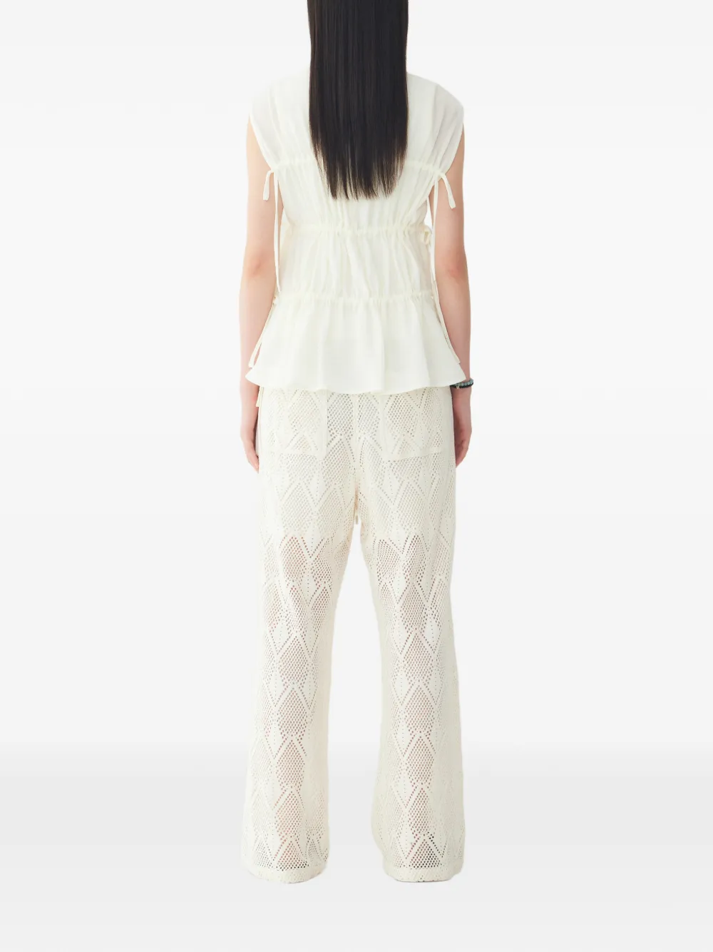 TOMBOY Gelaagde blouse Wit