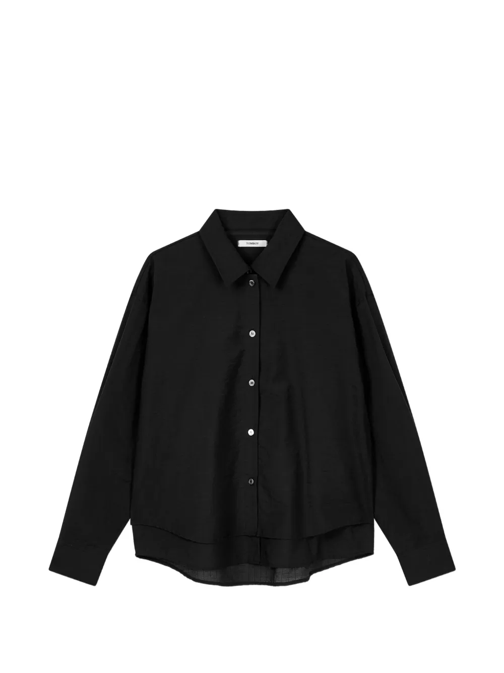 TOMBOY layered shirt - Nero