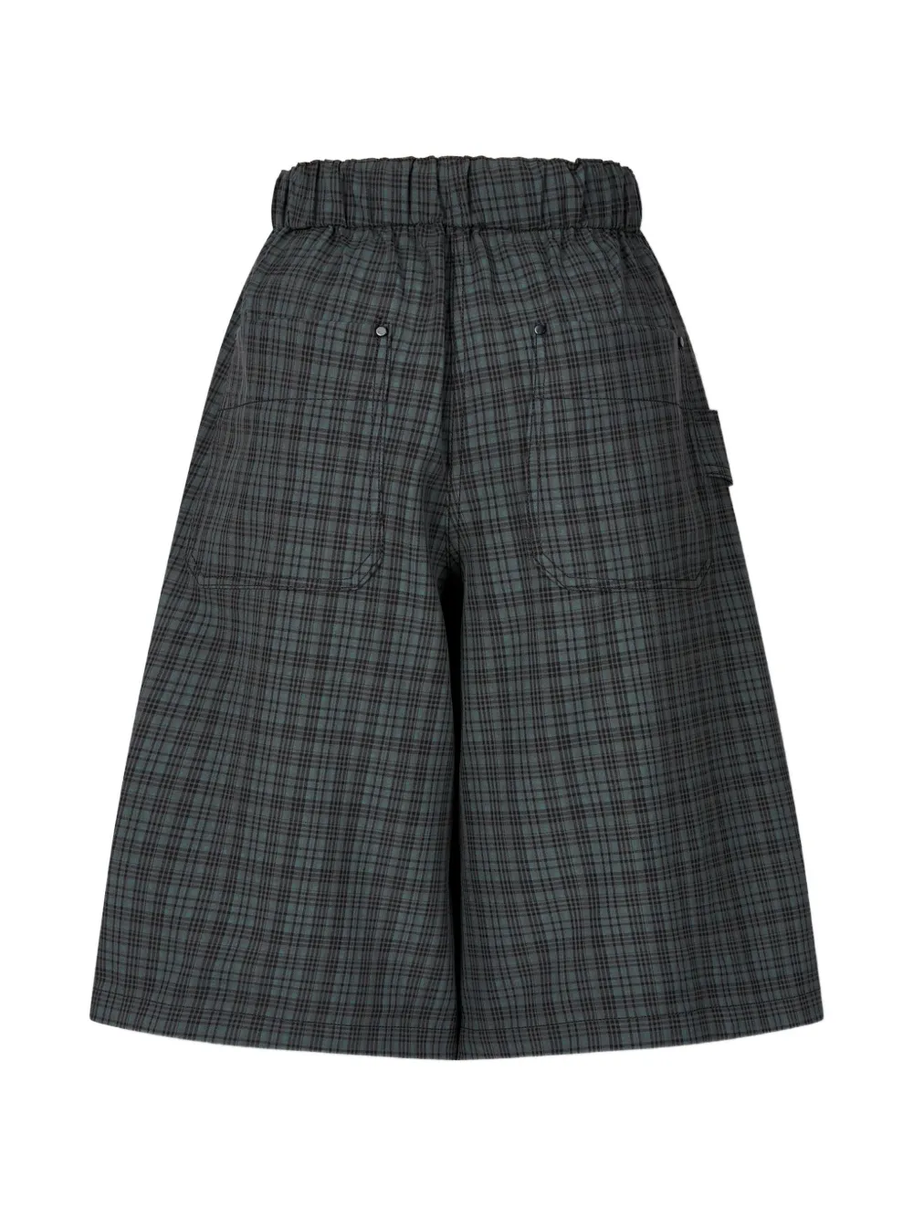 TOMBOY Geruite cargo broek Groen