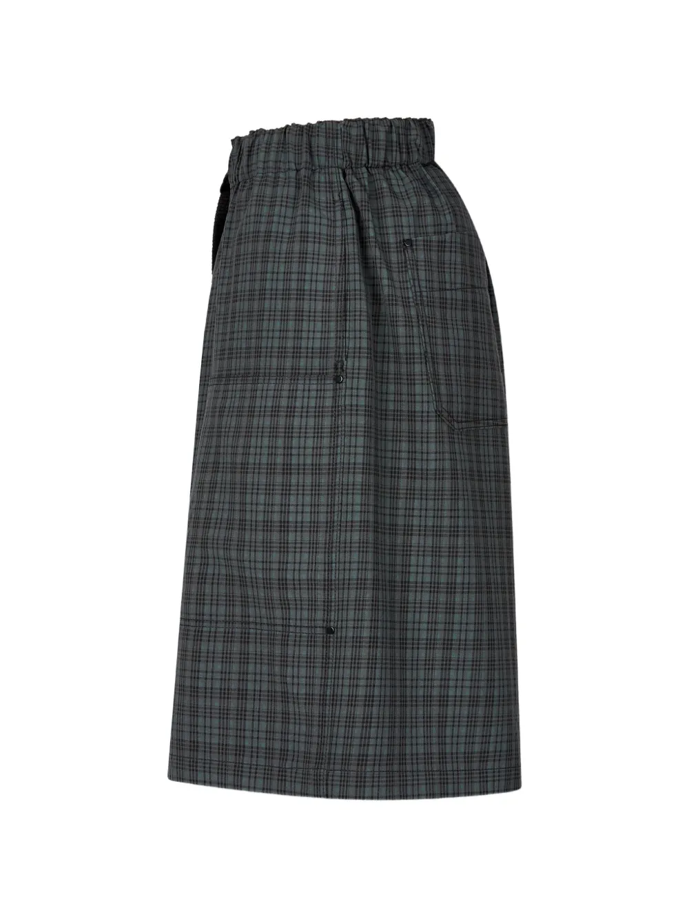 TOMBOY Geruite cargo broek Groen