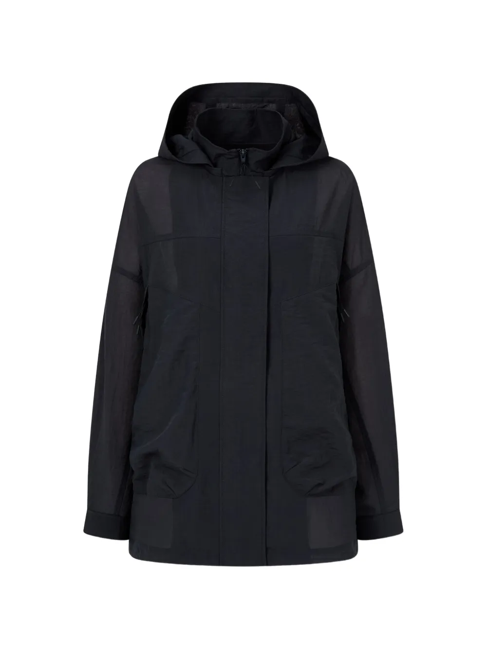 TOMBOY hooded zip-up jacket - Schwarz