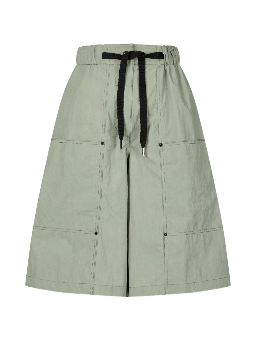 TOMBOY drawstring-waist cargo shorts - Grün