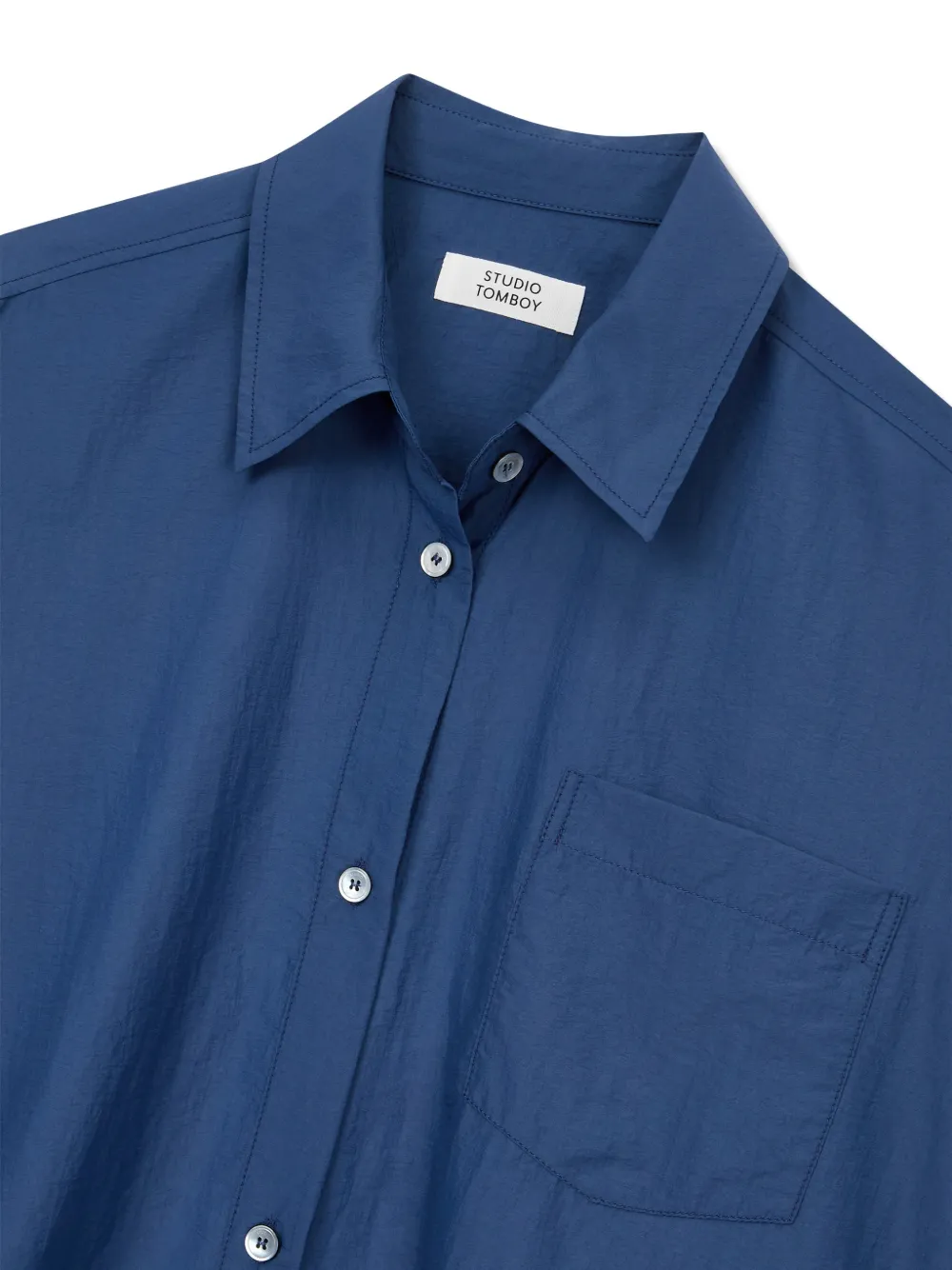 TOMBOY Blouse met snaardetail Blauw