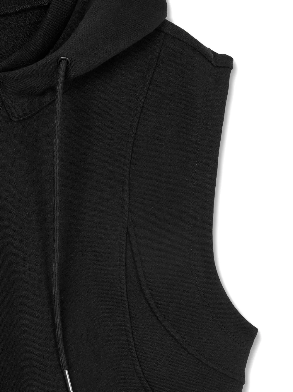 TOMBOY Mouwloze hoodie Zwart