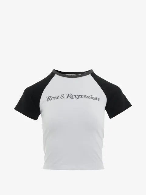 Rest&Recreation raglan-sleeve logo-print T-shirt