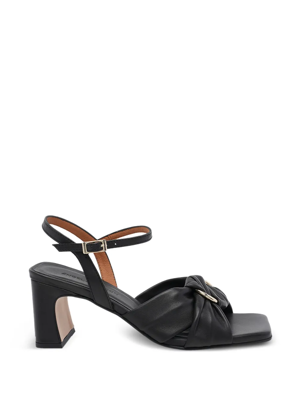 ring-detail knotted sandals