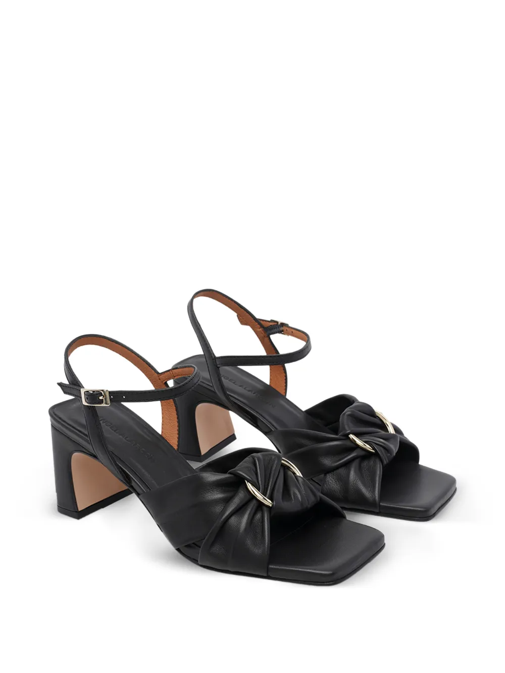 ANGEL ALARCON Sandalen met ringdetail Zwart