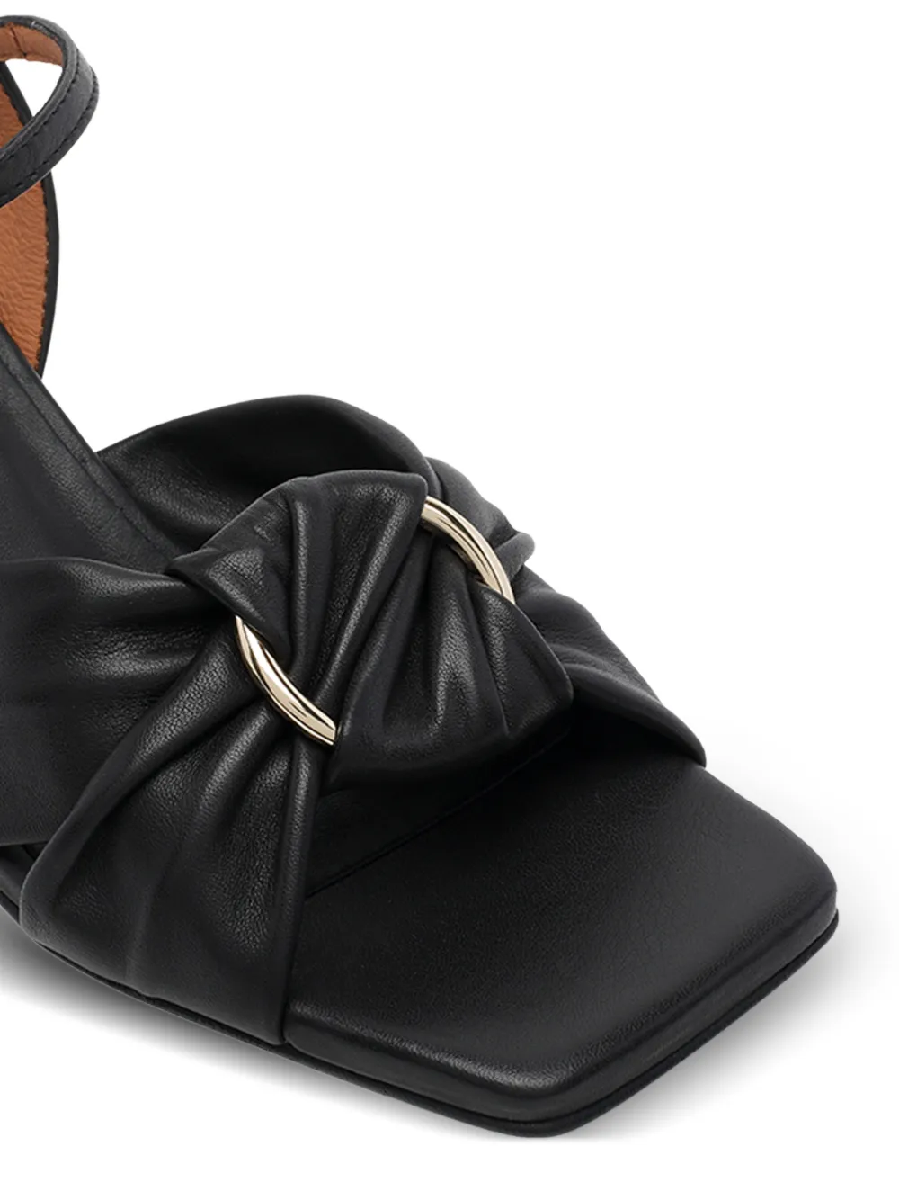 ANGEL ALARCON Sandalen met ringdetail Zwart